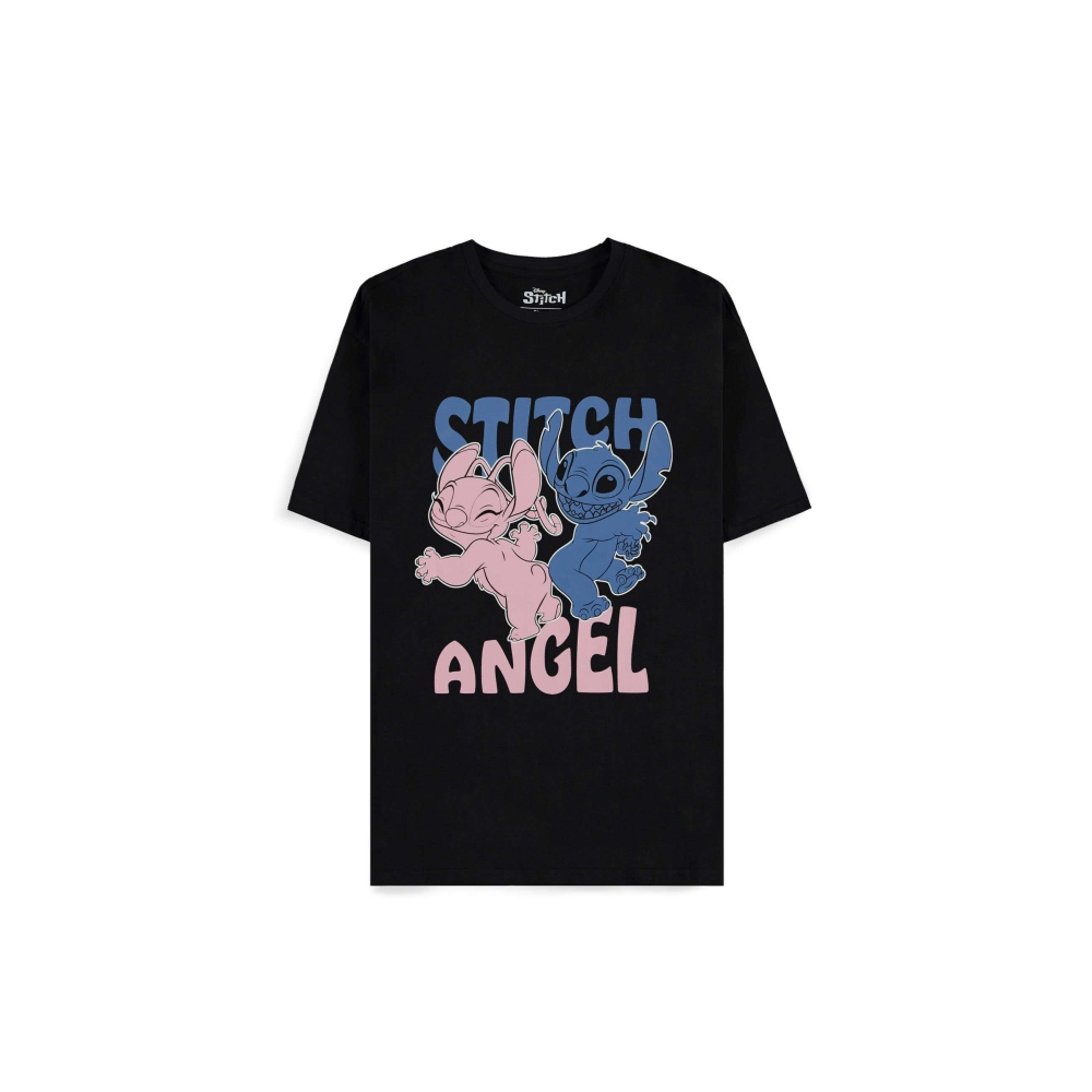 Disney Lilo & Stitch - Stitch and Angel Tshirt Homme - Noir
